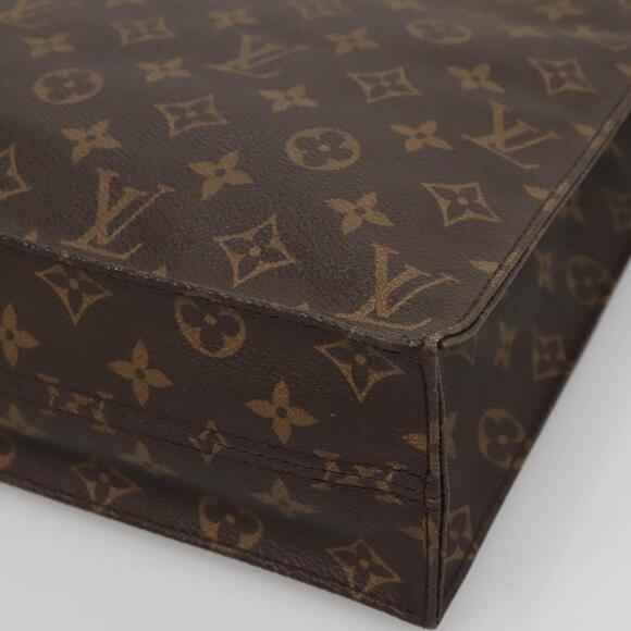 LOUIS VUITTON Monogram Sac Plat Hand Bag M51140 - Picture 9 of 16